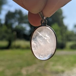 Lovely Rose Quartz pendant